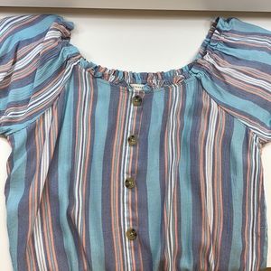 Aeropostale blouse, stripes, size:S